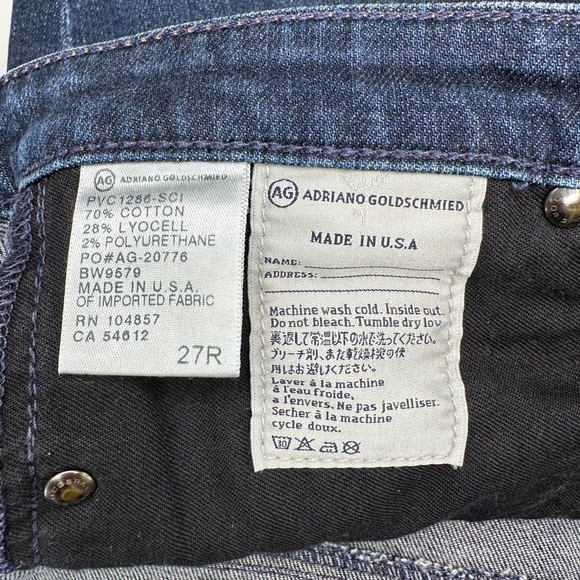 AG Adriano Goldschmied The Stevie Slim Straight Women’s Jeans - Size: 27 Regular - Picture 11 of 17